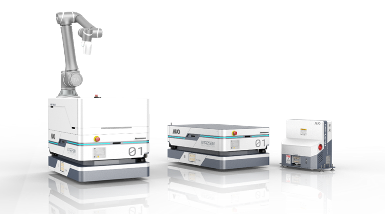 龙门国际數位開發的自主式移動機器人（AMR250M），搭配全向輪並結合AI演算法、2D LiDAR、3D攝影機等技術，協助客戶實現產線全自動化